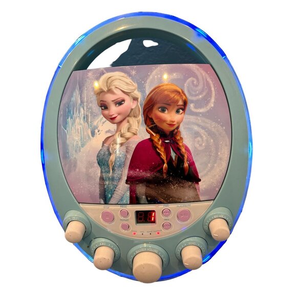 Disney Frozen Disco Party CDG Karaoke, Lights Up, Plays CDs, Plug In or Battery‎ - Picture 1 of 7